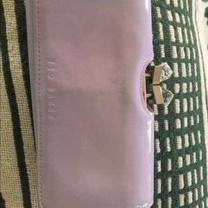 Slightly used, Lavender, ted baker wallet